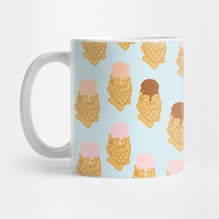 Japanese Fish Ice Cream Pattern Mug